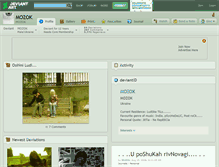 Tablet Screenshot of mozok.deviantart.com