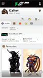 Mobile Screenshot of icaliver.deviantart.com