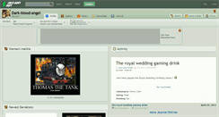 Desktop Screenshot of dark-blood-angel.deviantart.com