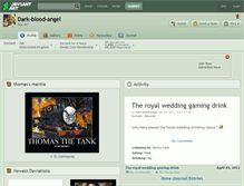Tablet Screenshot of dark-blood-angel.deviantart.com