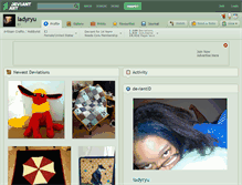Tablet Screenshot of ladyryu.deviantart.com