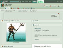 Tablet Screenshot of mrsushi87.deviantart.com