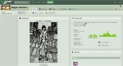 Desktop Screenshot of magyar-alkotok.deviantart.com