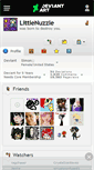 Mobile Screenshot of littlenuzzle.deviantart.com