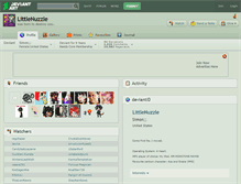 Tablet Screenshot of littlenuzzle.deviantart.com