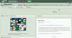 Desktop Screenshot of kloud-asterisk.deviantart.com