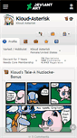 Mobile Screenshot of kloud-asterisk.deviantart.com