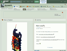 Tablet Screenshot of dovespirit.deviantart.com
