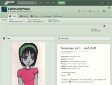 Tablet Screenshot of callmeleslieplease.deviantart.com