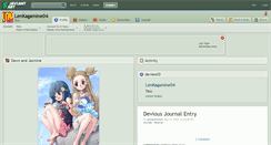 Desktop Screenshot of lenkagamine04.deviantart.com