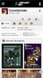 Mobile Screenshot of corneliayoder.deviantart.com