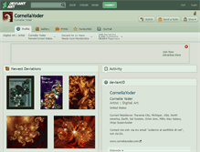 Tablet Screenshot of corneliayoder.deviantart.com