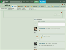 Tablet Screenshot of aniferlu.deviantart.com
