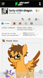 Mobile Screenshot of lonly-chibi-dragon.deviantart.com