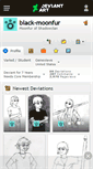 Mobile Screenshot of black-moonfur.deviantart.com
