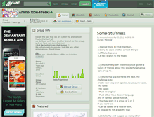 Tablet Screenshot of anime-toon-freaks.deviantart.com