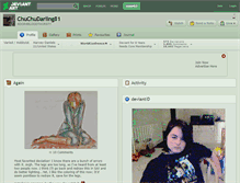 Tablet Screenshot of chuchudarling81.deviantart.com