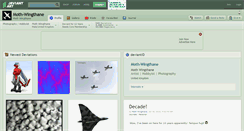 Desktop Screenshot of moth-wingthane.deviantart.com