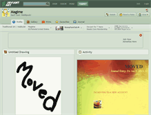 Tablet Screenshot of magime.deviantart.com