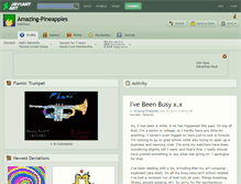 Tablet Screenshot of amazing-pineapples.deviantart.com