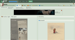 Desktop Screenshot of bellie.deviantart.com