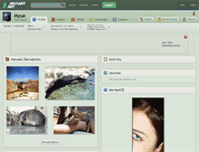 Tablet Screenshot of myue.deviantart.com