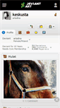 Mobile Screenshot of keskusta.deviantart.com