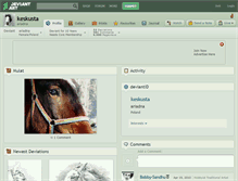 Tablet Screenshot of keskusta.deviantart.com
