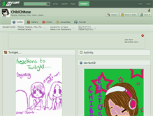 Tablet Screenshot of chibichitose.deviantart.com