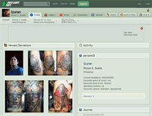Tablet Screenshot of izuran.deviantart.com