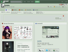 Tablet Screenshot of jureko.deviantart.com