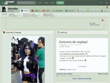 Tablet Screenshot of dannabo.deviantart.com