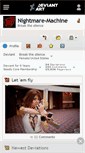 Mobile Screenshot of nightmare-machine.deviantart.com