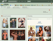 Tablet Screenshot of cribinbic.deviantart.com