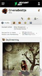 Mobile Screenshot of crvenabestija.deviantart.com