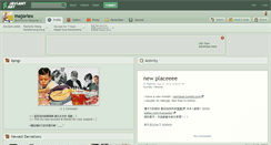 Desktop Screenshot of majoriex.deviantart.com