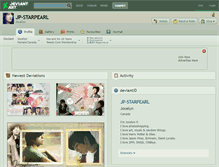 Tablet Screenshot of jp-starpearl.deviantart.com