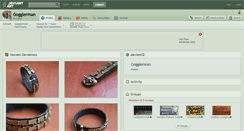 Desktop Screenshot of gogglerman.deviantart.com
