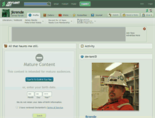 Tablet Screenshot of jkrende.deviantart.com