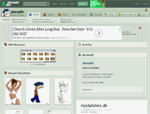 Tablet Screenshot of alanadin.deviantart.com