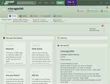 Tablet Screenshot of missragdoll88.deviantart.com