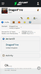 Mobile Screenshot of dragonf1re.deviantart.com