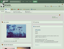Tablet Screenshot of elcuento.deviantart.com