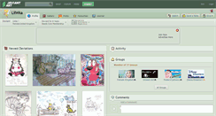 Desktop Screenshot of liiwka.deviantart.com