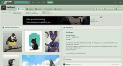 Desktop Screenshot of katroart.deviantart.com