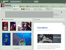 Tablet Screenshot of nocturno.deviantart.com