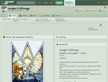 Tablet Screenshot of moogle-o-d00mage.deviantart.com