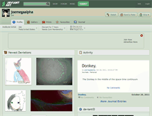 Tablet Screenshot of joemegaalpha.deviantart.com
