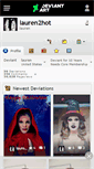 Mobile Screenshot of lauren2hot.deviantart.com