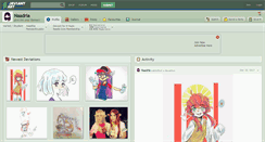 Desktop Screenshot of naadria.deviantart.com